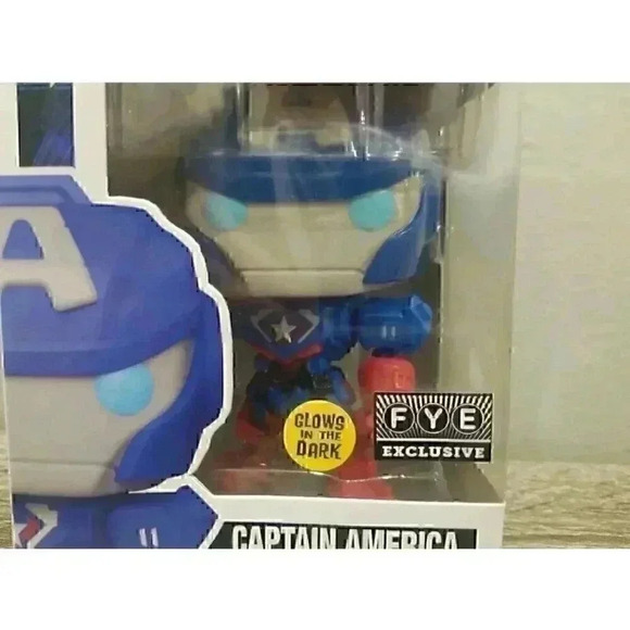 Funko Pop! Vinyl: Marvel Captain America Mech Captain #829 Bpbblehead - Picture 1 of 7